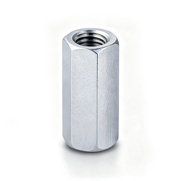 Extended carbon steel hexagonal nuts