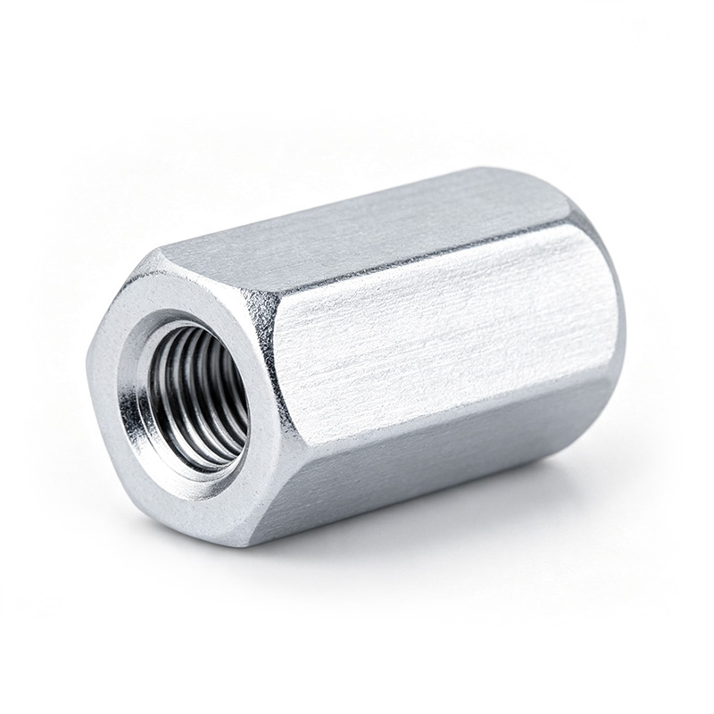 Extended carbon steel hexagonal nuts
