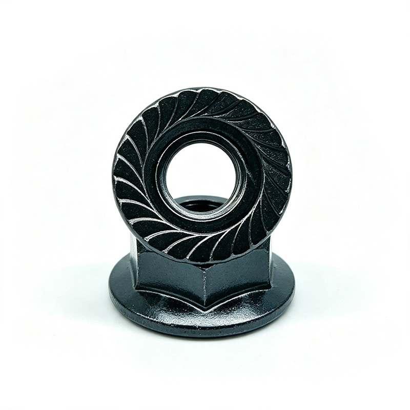 Zinc-plated carbon steel flange nuts