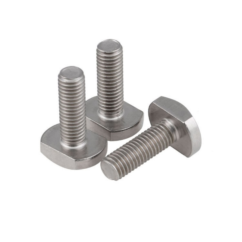 Nickel-plated carbon steel T-bolts