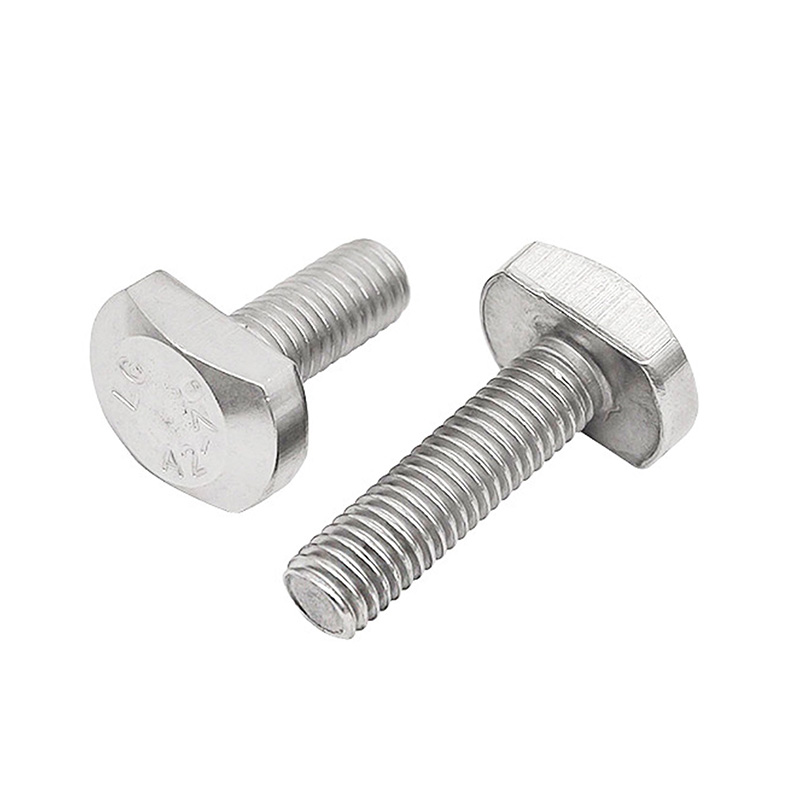 Nickel-plated carbon steel T-bolts