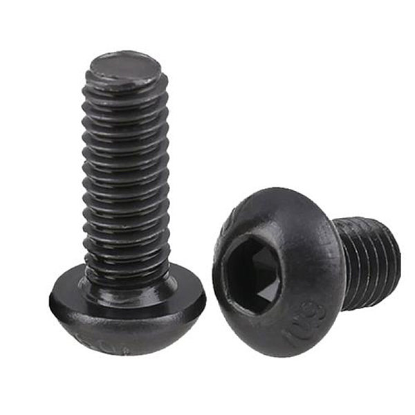 High-strength carbon steel screws with round head hexagon sockets