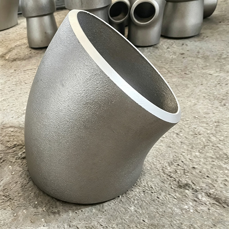Carbon steel 45° butt welded seamless elbow
