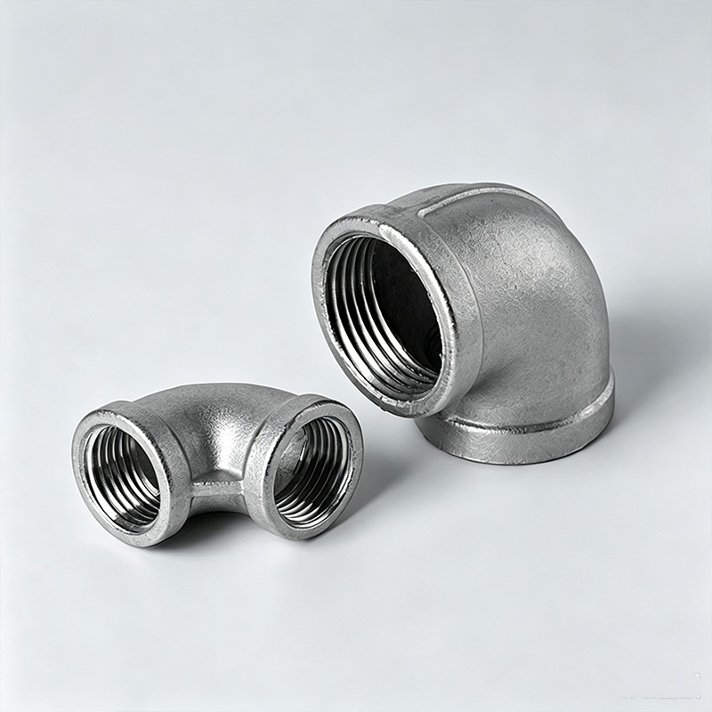 90° Carbon steel forged threaded elbow