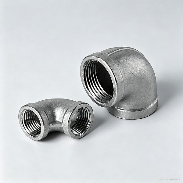 90° Carbon steel forged threaded elbow