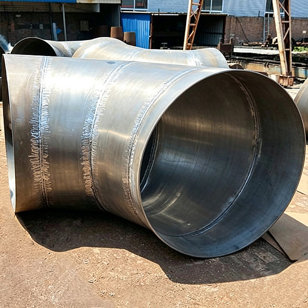 Carbon steel large-diameter shrimp-shaped welded elbow