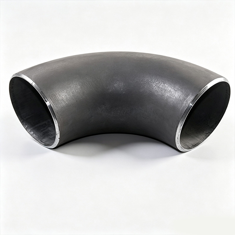 Seamless push-formed carbon steel elbow