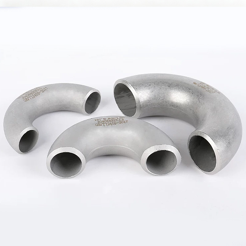 Stainless steel 180° U-shaped elbow