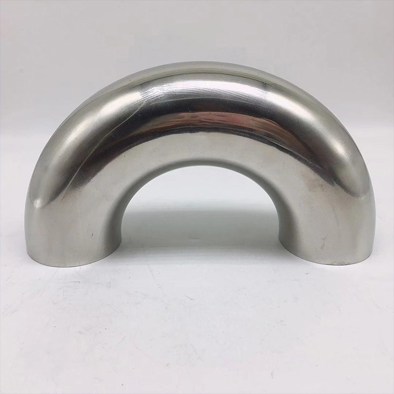 Stainless steel 180° U-shaped elbow