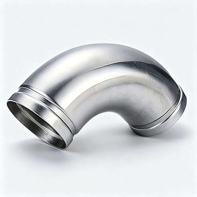 Stainless steel grooved clamp type 90° elbow