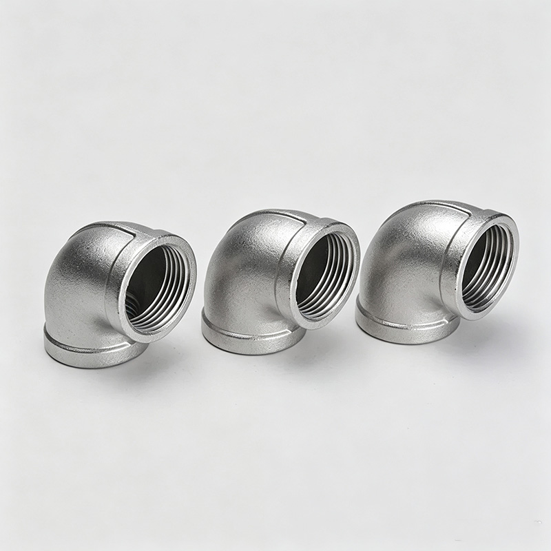 90° stainless steel threaded internal elbow
