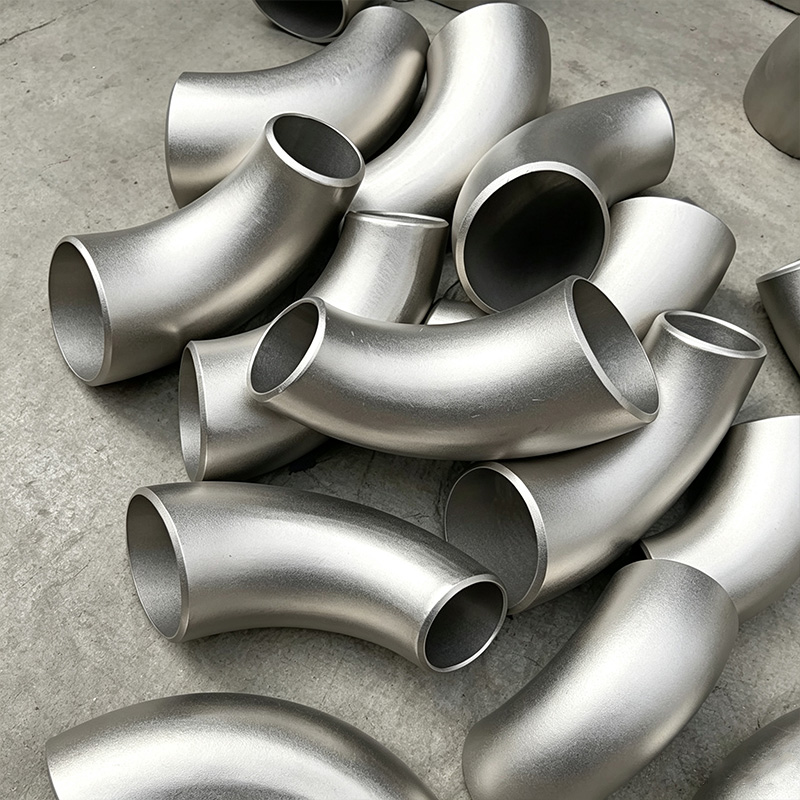 Stainless steel 90° reducing elbow