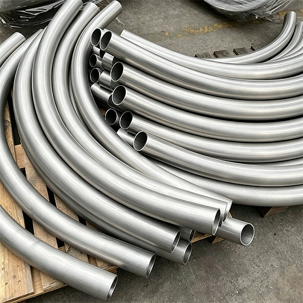 Stainless steel large radius elbow
