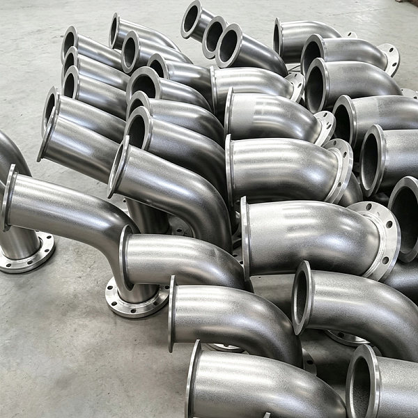 Stainless steel 90-degree clamp elbow