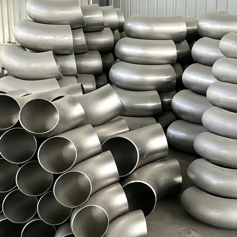 Stainless steel stamped elbow