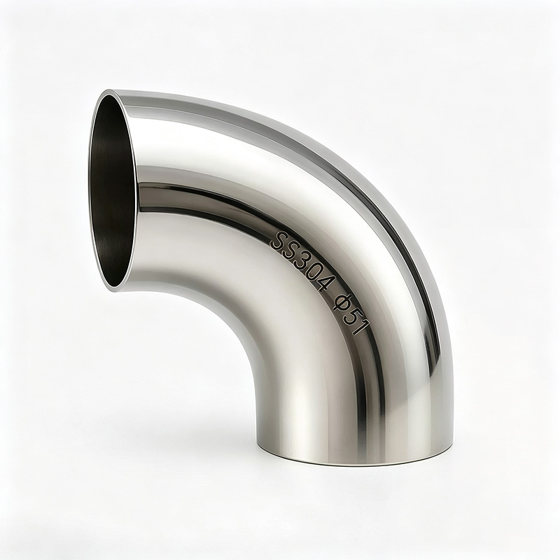 Stainless steel stamped elbow