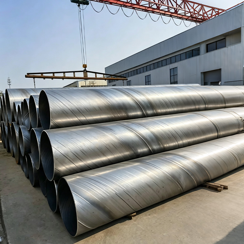 Stainless steel spiral welded pipe