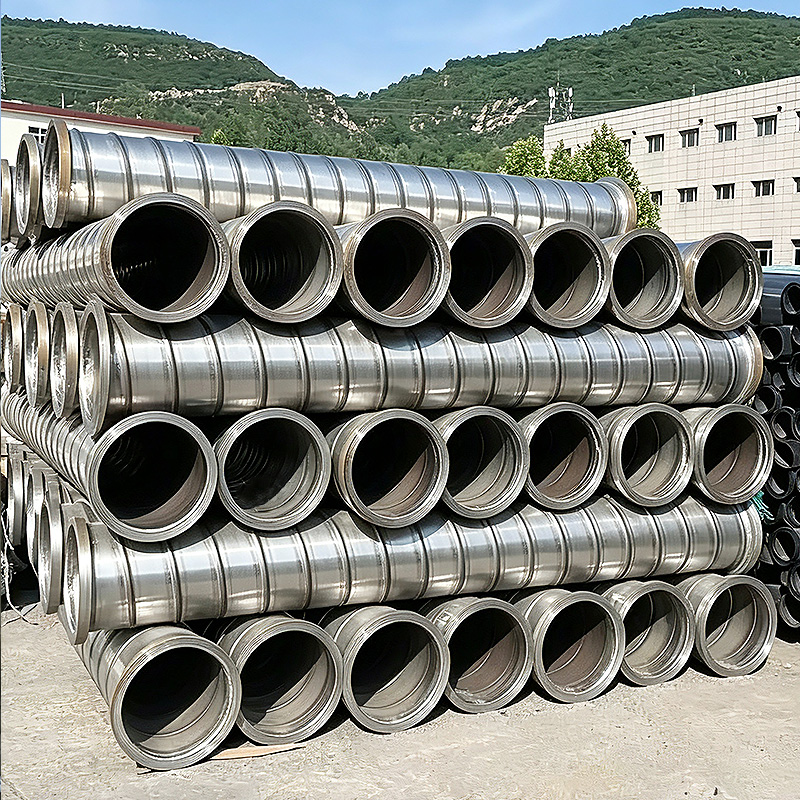 Stainless steel spiral welded pipe