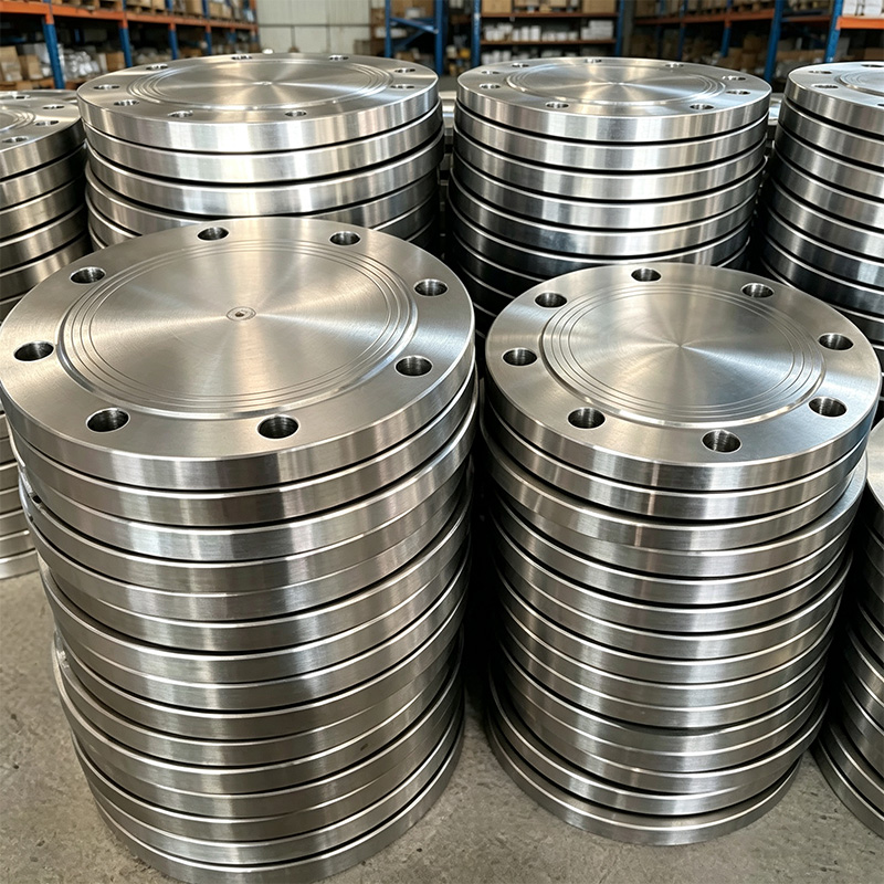 Stainless steel blind flange