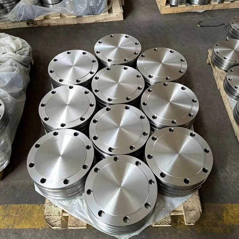 Stainless steel blind flange