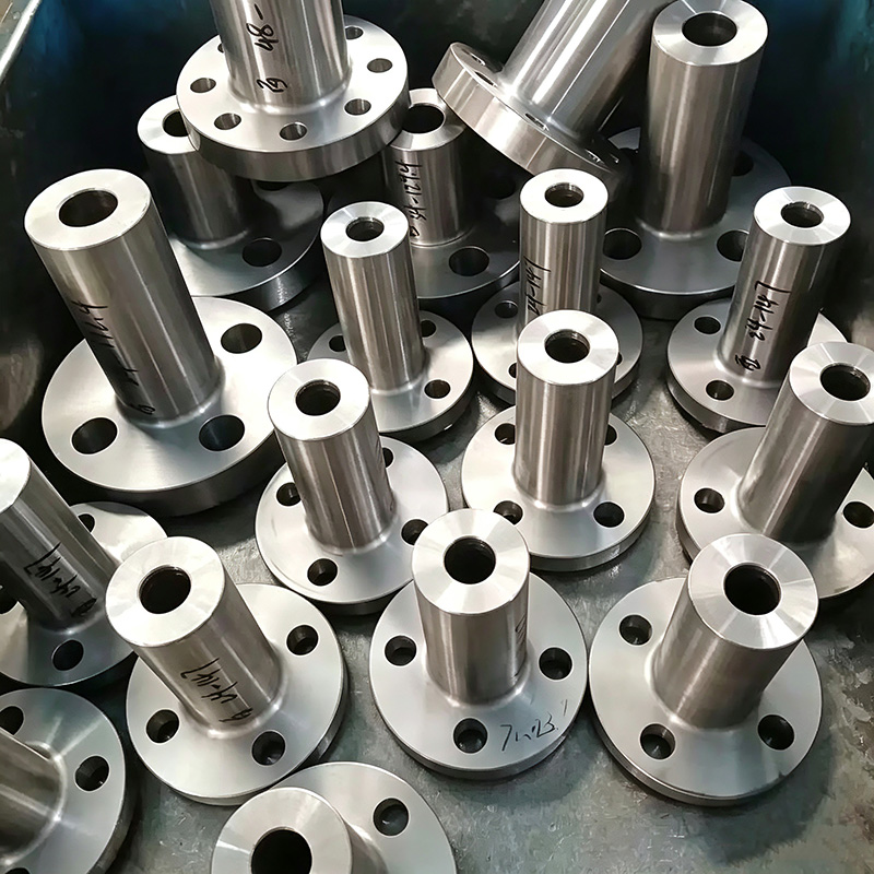 Stainless steel long neck welding flange
