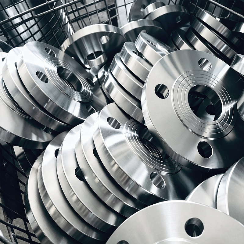 Stainless steel threaded flange