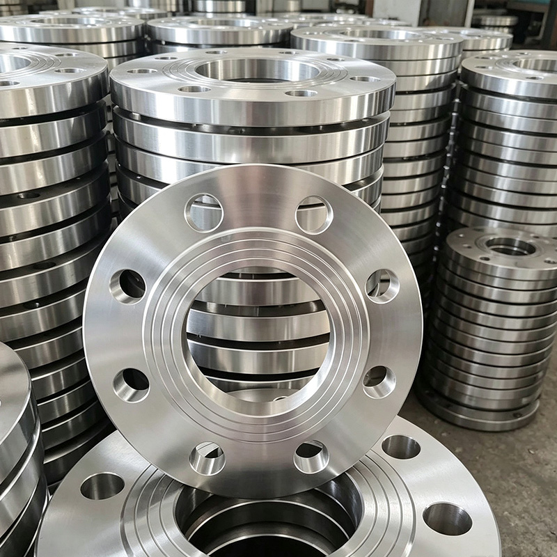 Stainless steel threaded flange