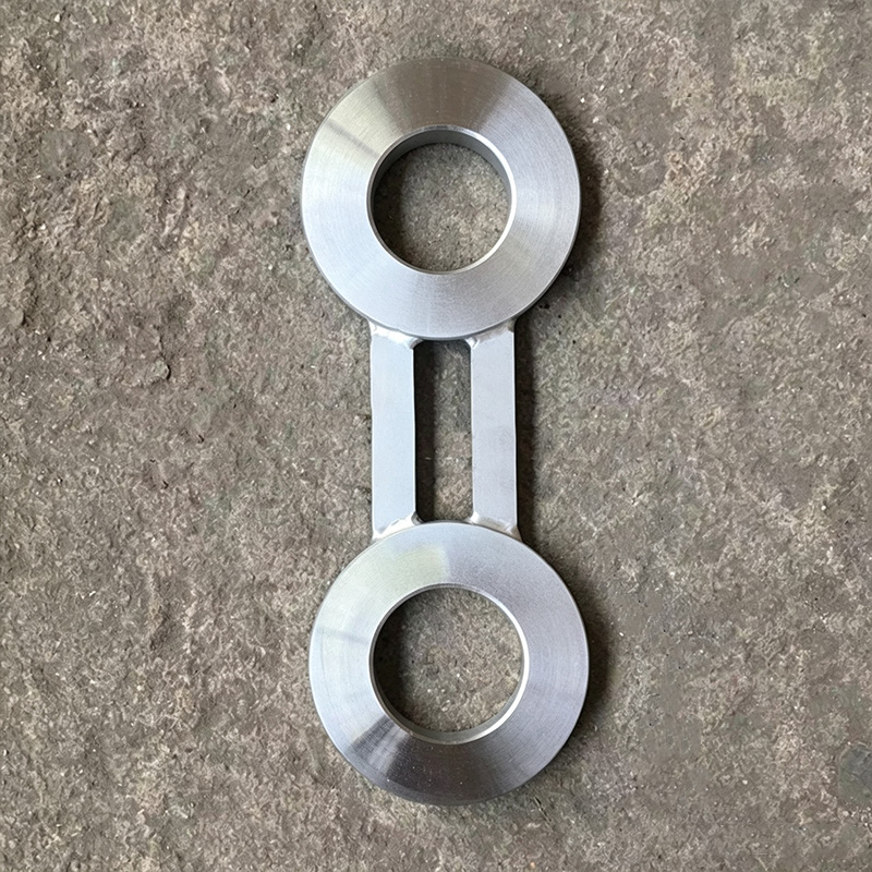 Stainless steel figure-eight blind plate