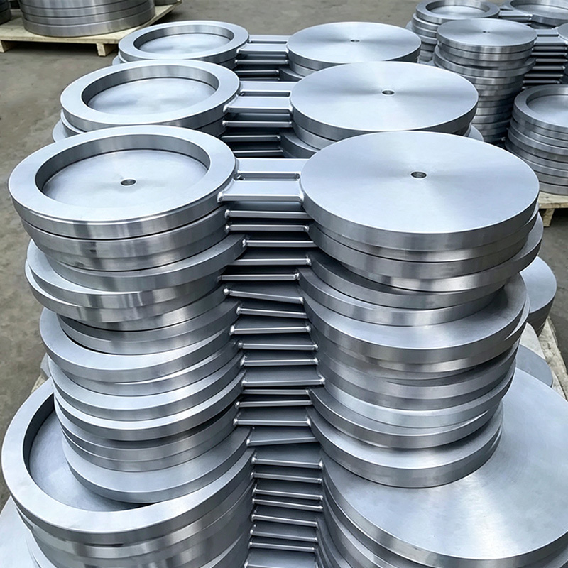 Stainless steel figure-eight blind plate