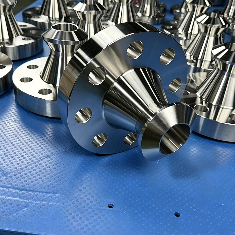 Stainless steel branch flange