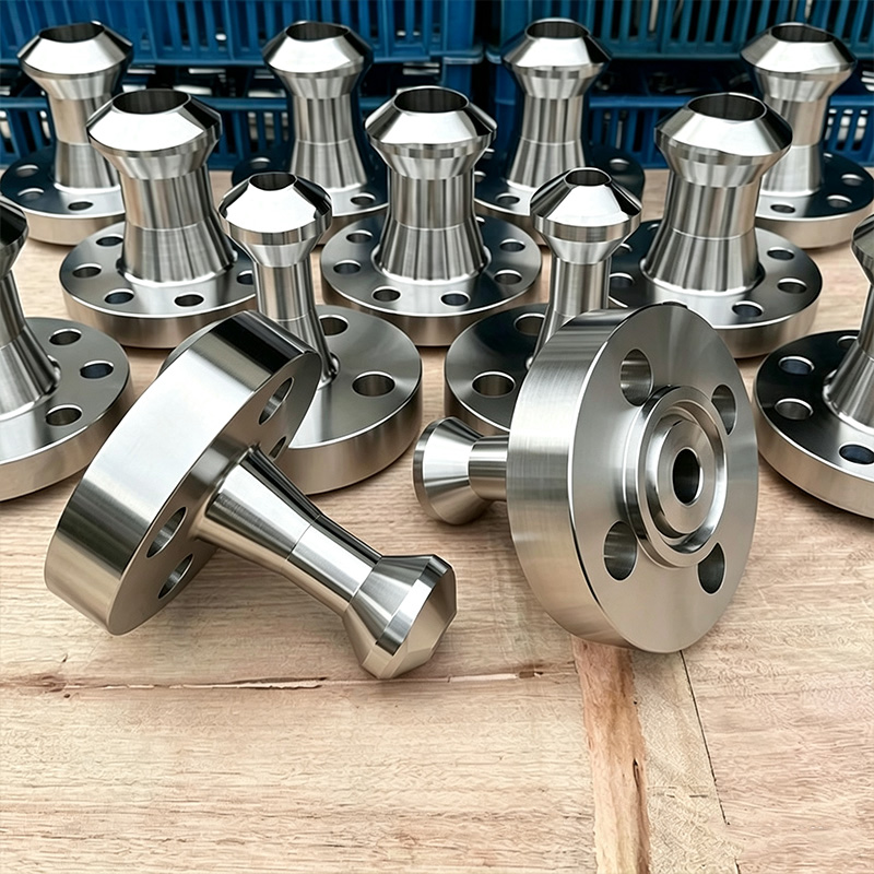 Stainless steel branch flange