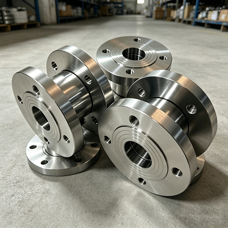 Stainless steel rotating flange