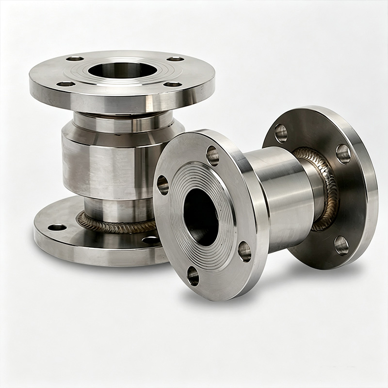 Stainless steel rotating flange