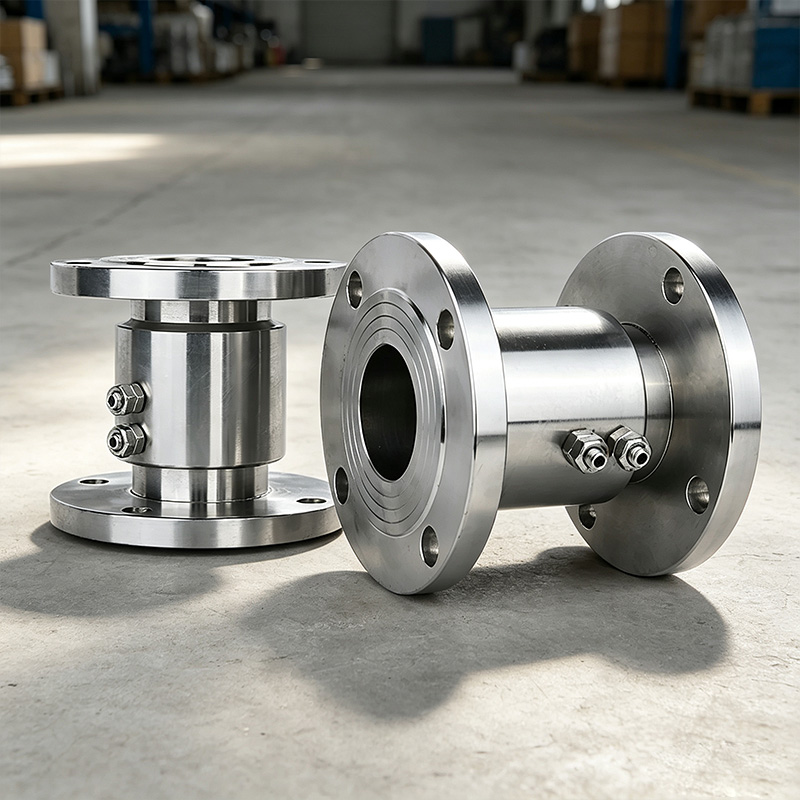Stainless steel rotating flange