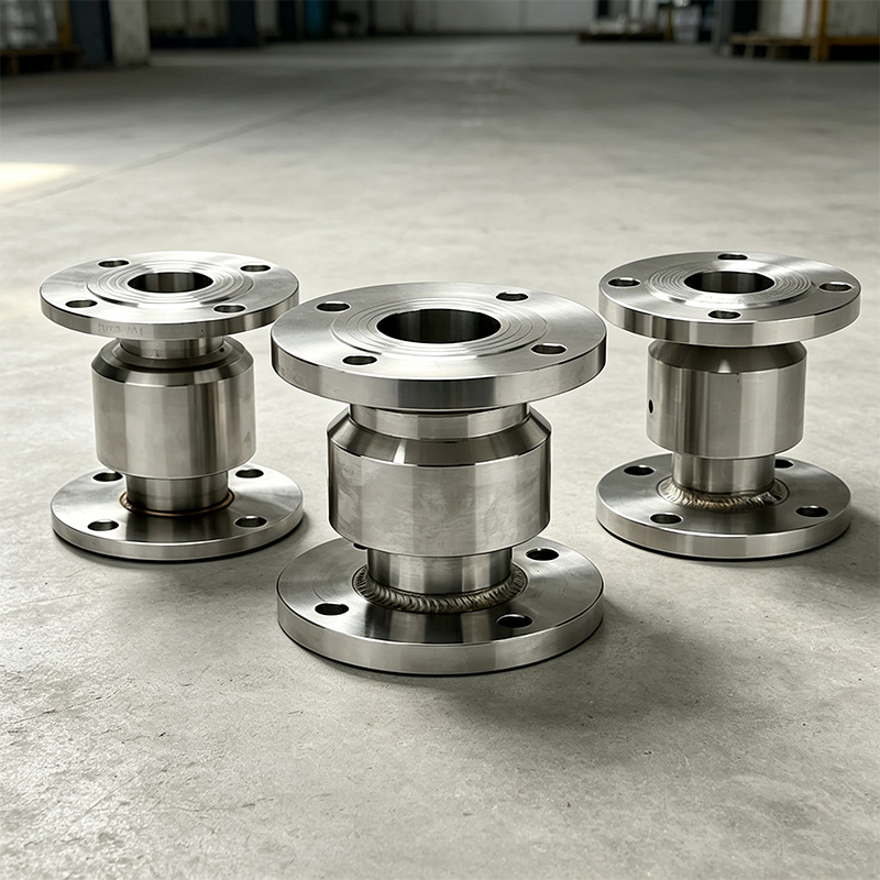 Stainless steel rotating flange
