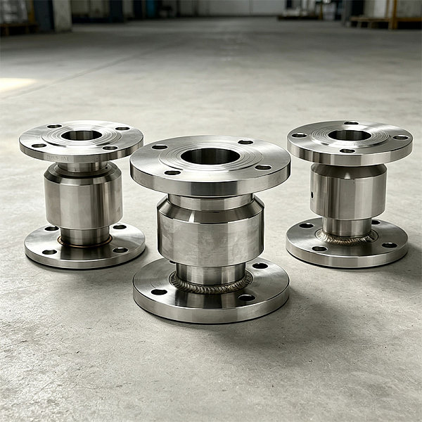 Stainless steel rotating flange