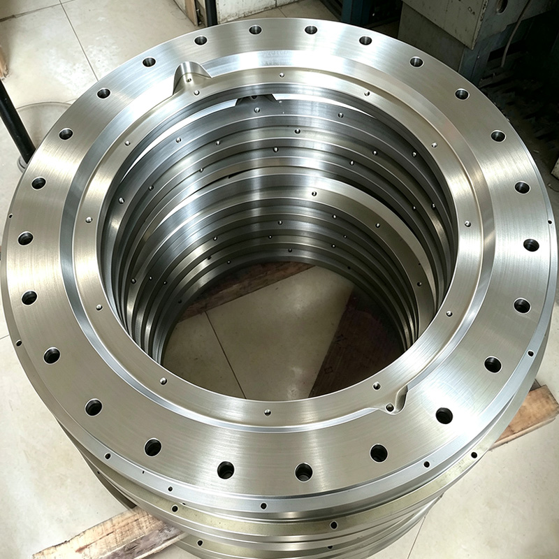 Stainless steel manhole flange