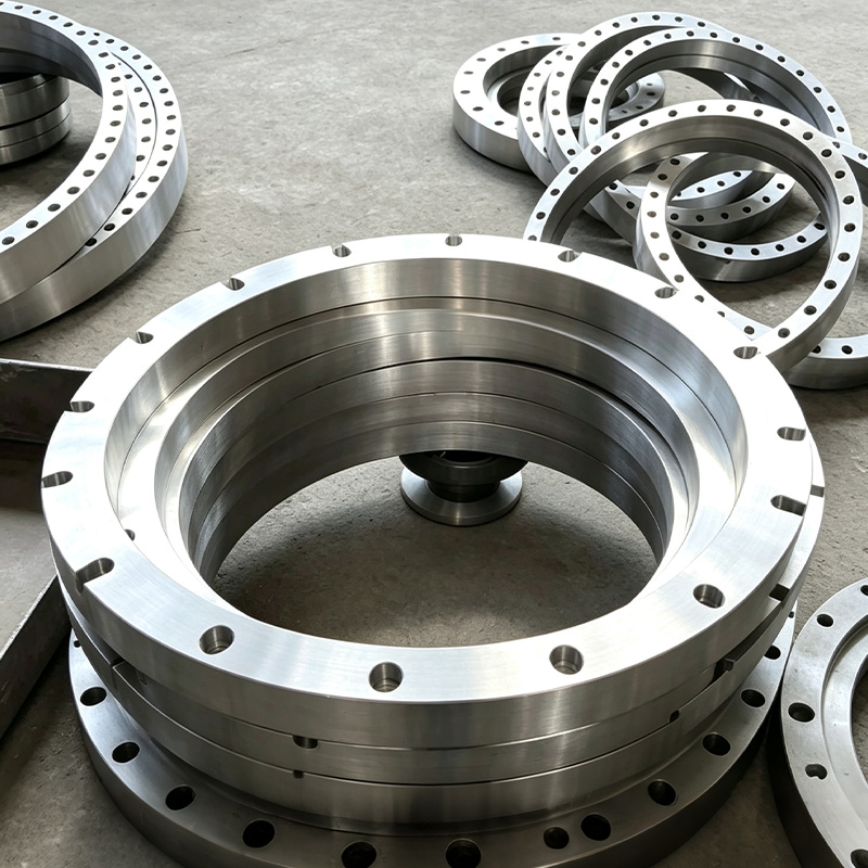 Stainless steel manhole flange