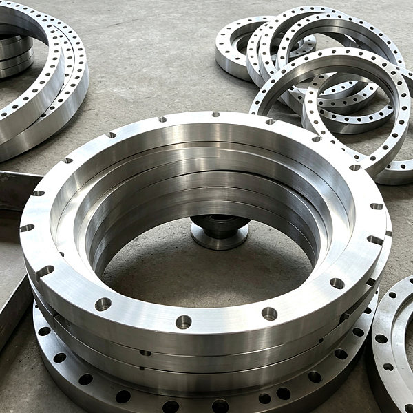 Stainless steel manhole flange