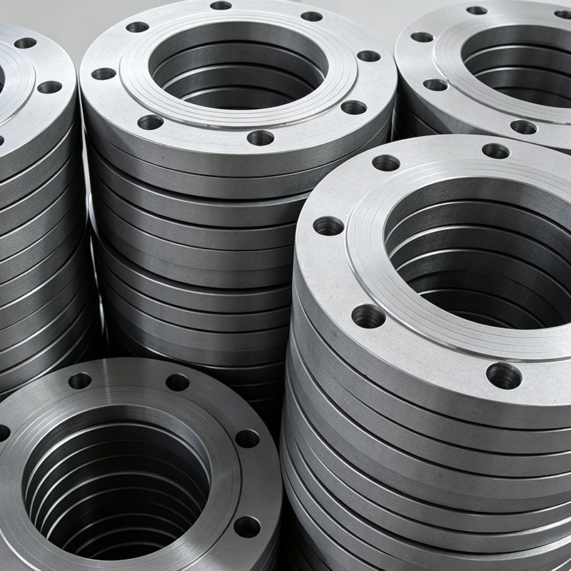 Carbon steel slip-on plate flange