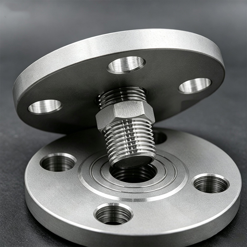 Carbon steel threaded flange