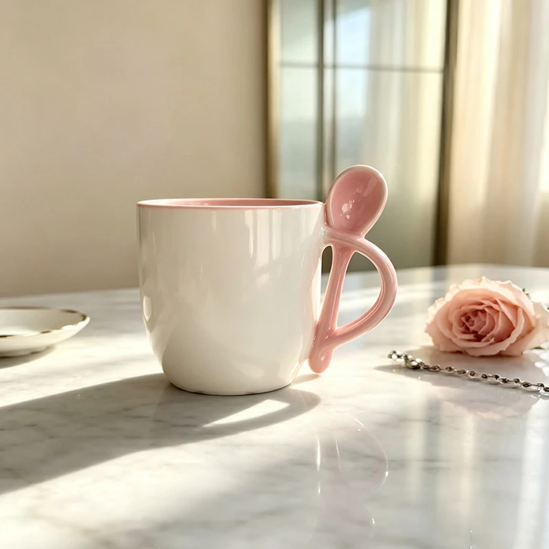 12oz U-shaped spoon cup