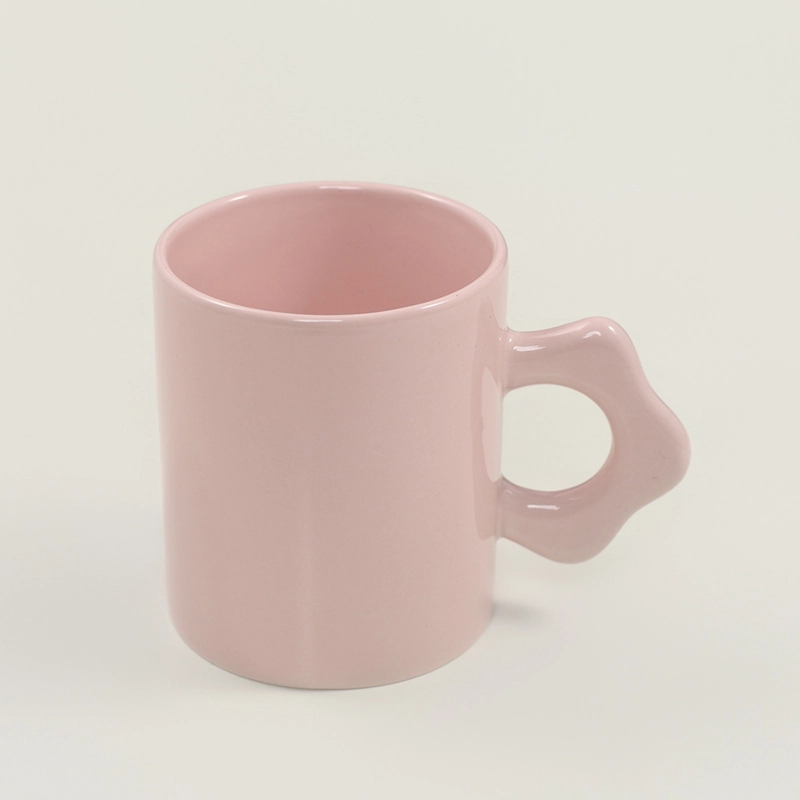11oz Flower Handle Cup