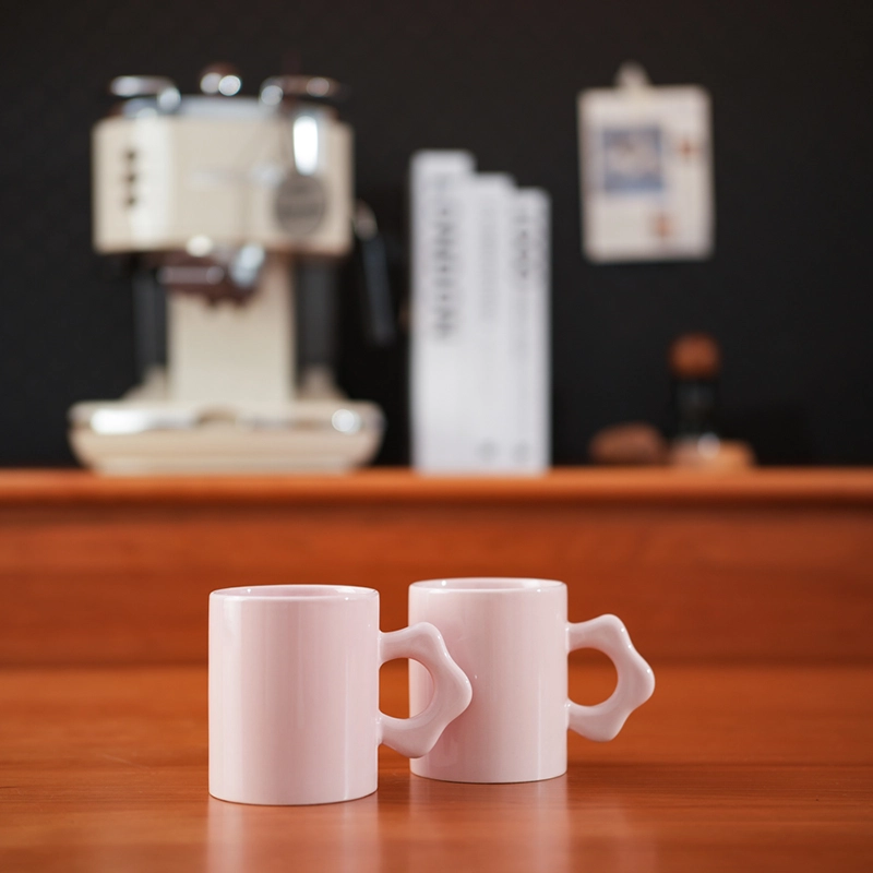 11oz Flower Handle Cup