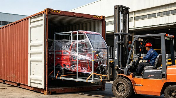 Cargo Tricycles Exported in Batches, Green Short-Distance Logistics Equipment Enters Global Markets