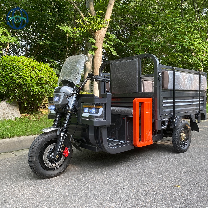Rugged Off-Road Versatile Cargo Transport Durable Heavy Duty Three-Wheel Utility VehicleElectric Cargo Tricycle