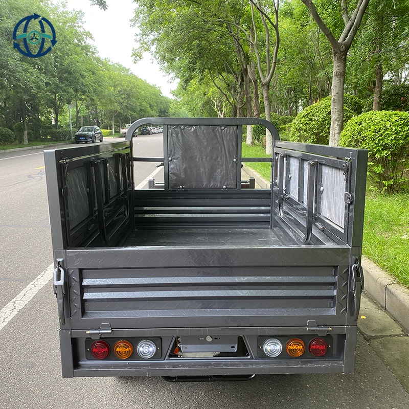 Rugged Off-Road Versatile Cargo Transport Durable Heavy Duty Three-Wheel Utility VehicleElectric Cargo Tricycle