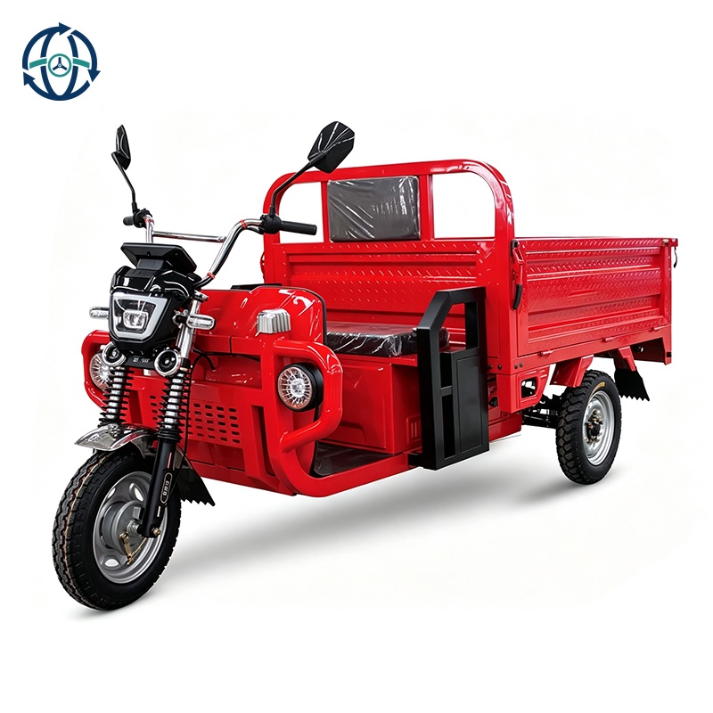 Rugged Off-Road Versatile Cargo Transport Durable Heavy Duty Three-Wheel Utility VehicleElectric Cargo Tricycle