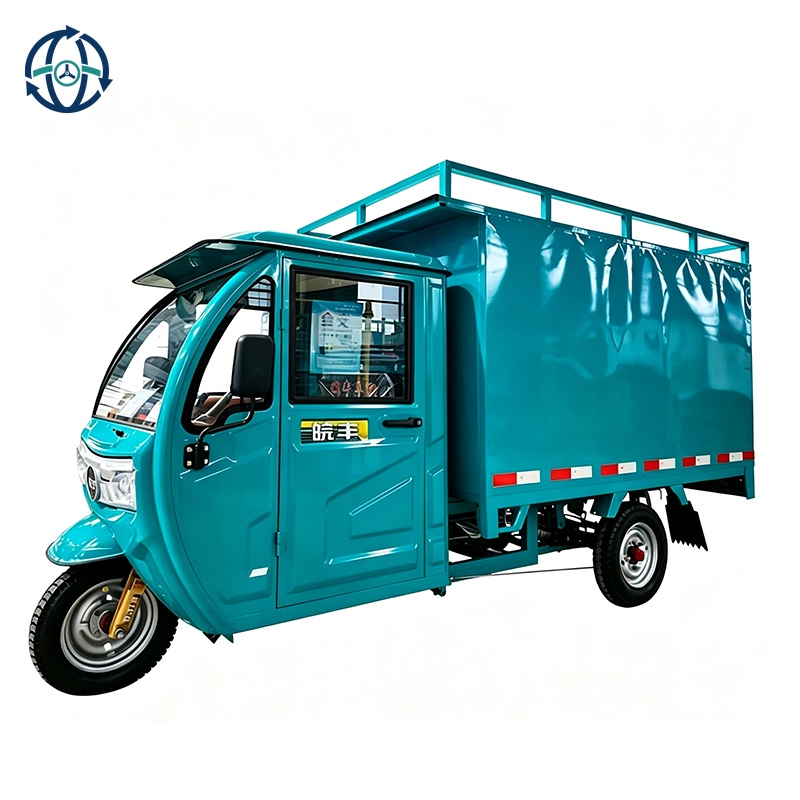Tricycles for Express Delivery 2000w 60v/72v Electric Three-Wheeled Tricycles for DeliveryVehicle Closed Body Type