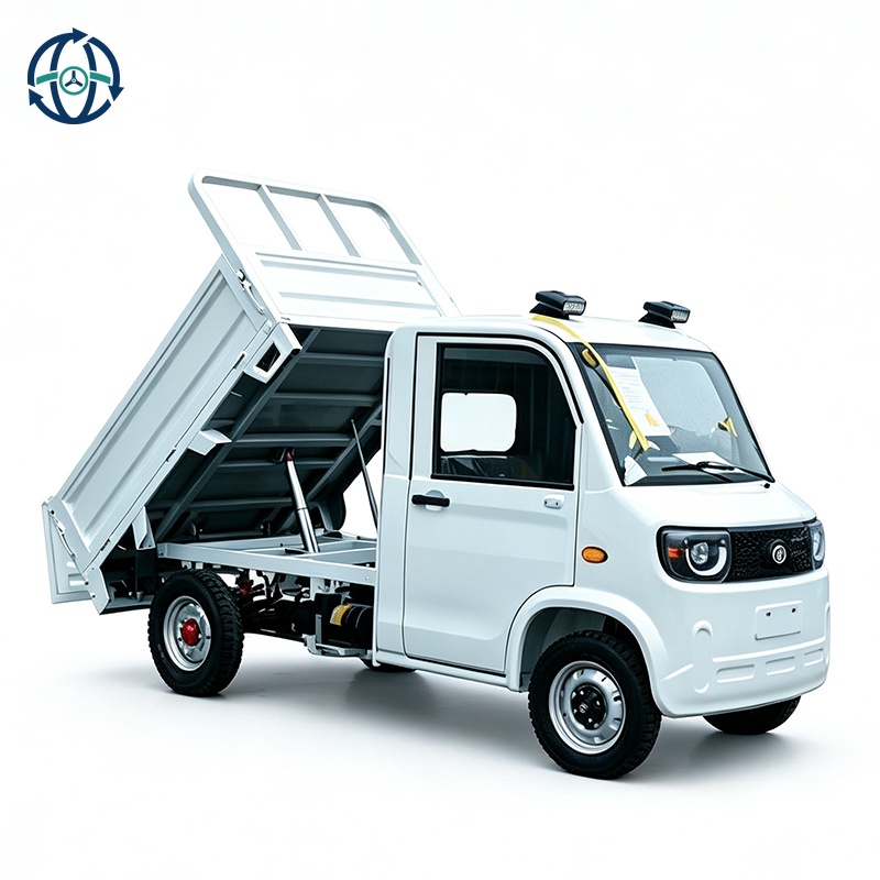 Pak Yak Electric Steel Cannon Truck Low Speed 40km/h 60V 1200W4 Wheeler Lead Acid PickupFarm New Arriva Leather Rear Camera